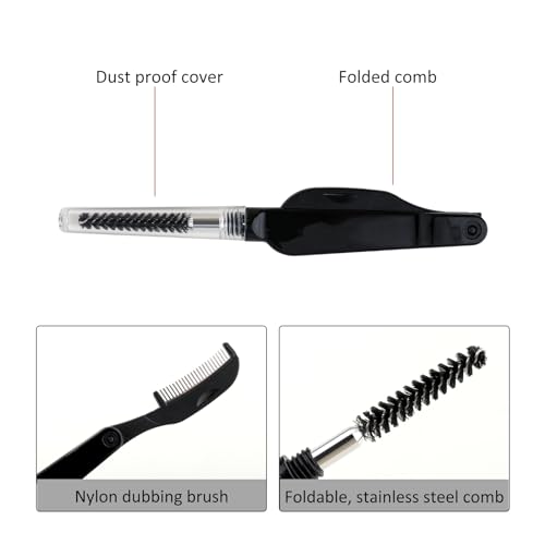Fly Tying Foldable Comb and Dubbing Brush for Fishing Lure Making