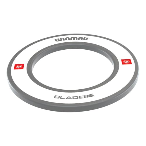 Winmau Dart Board Surround Ring - Pro Line 1.0 & 2.0 Red, Blue, Black & White Dartboard Surround - Backboard Wall Protector