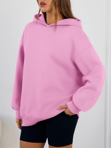 Oversized Pink Hoodie for Women - Trendy Queen Large Comfort Sweatshirt