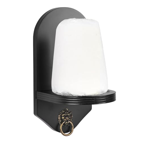Wall Mounted Wood Cone Chalk Holder for Billiards Pool Table - Black