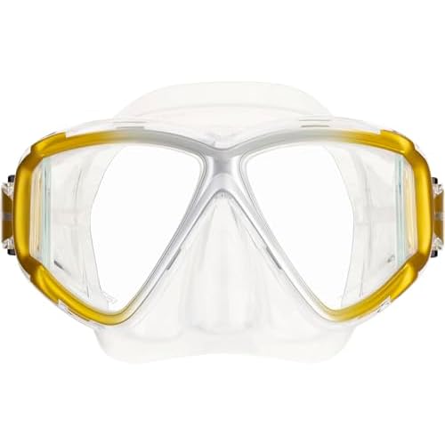 Cressi Perfect View Scuba and Snorkeling Mask in Pure Comfortable Silicone - Liberty Quattro: Designed in Italy