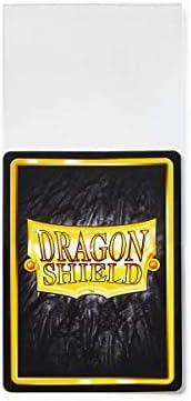 2 Packs Dragon Shield Inner Sleeve Clear Standard Size 100 ct Card Sleeves Individual Pack