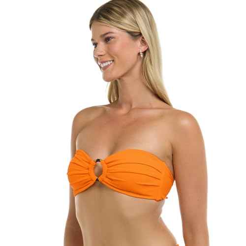 Body Glove Women's Irene Bandeau Bikini Top Swimsuit with Sash-tie Back