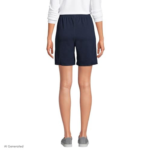 Women's Mesh Gym Shorts - Medium, Classic Navy - School Uniform