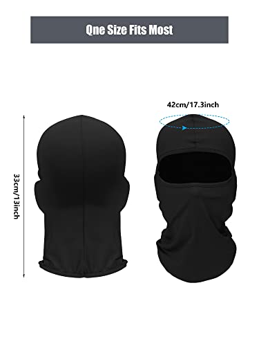 Satinior 9-Pack Unisex Ski Masks Balaclavas for Men & Women - Classic Colors