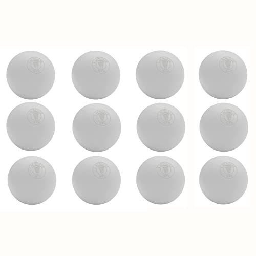 Lacrosse Balls Set - 12 White Official Practice & Game Balls