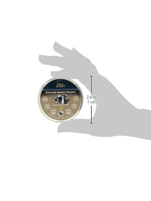 H&N Baracuda Hunter Extreme Hollowpoint Airgun Pellets .177 Caliber / 9.57 Grains (400 Count)