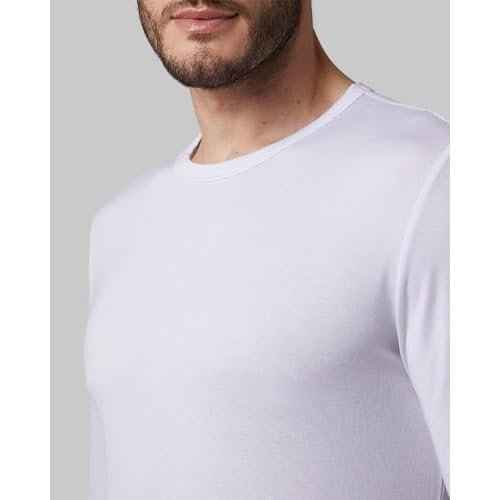 32 Degrees Heat Men's Lightweight Crew Base Layer Thermal Top | Form Fitting | Long Sleeve| 4-Way Stretch