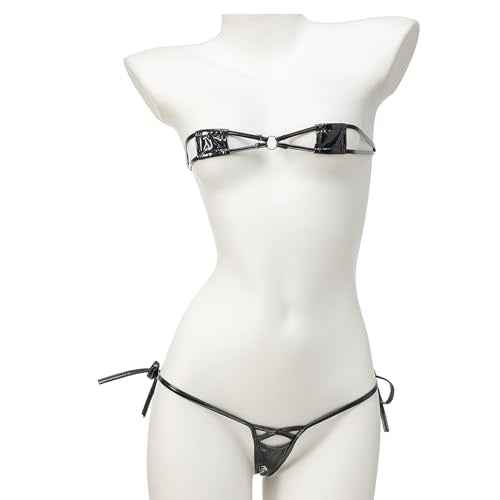 JasmyGirls Goth Micro Bikini String Mini Bathing Suit Tiny Thong Swimsuit Swimwear