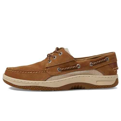 Sperry Mens Shoes Billfish 3-Eye Tan Nubuck