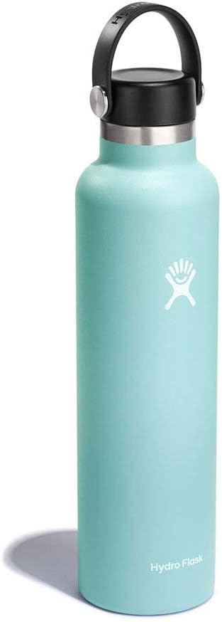 Hydro Flask Water Bottle - Insulated Stainless Steel - Non Spill, Leakproof in 24 Oz White