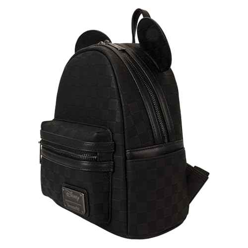 Loungefly Mickey Mouse Checkered Texture Mini Backpack