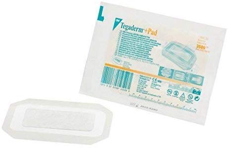 Sterile Waterproof Wound Dressing with Non-Adherent Pad 3.5 x 6 inches - Pack of 25