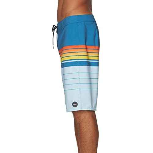 O'NEILL Mens Hyperfreak Heist Swim Trunks - 21 Inch Inseam Fixed Waist Boardshorts for Men with Pocket