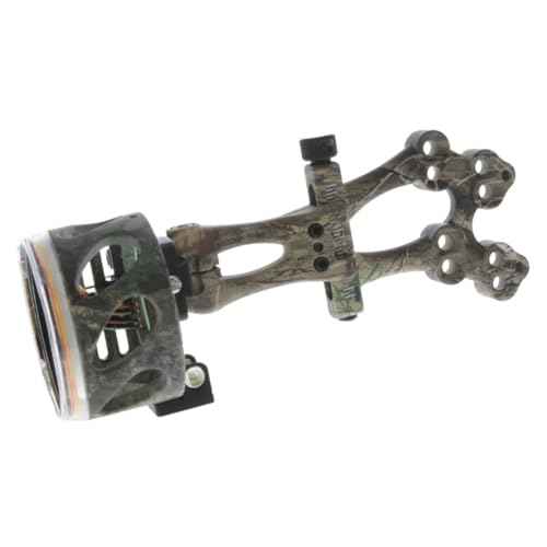 TRUGLO VEROS 5-Pin Durable Ultra-Bright Lightweight Micro-Adjustable Archery Hunting Bow Sight with Decreasing Diameter Pins Design & Large Circular Field of View - for Right & Left-Handed Shooters