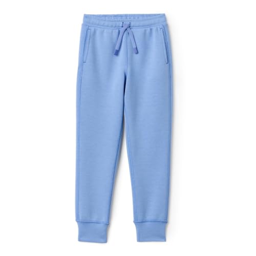 Girls' Active Loose-Fit Joggers - Small, Cornflower Blue