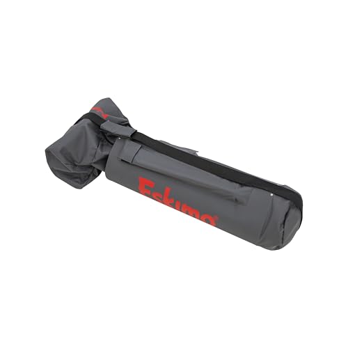 Eskimo¢ç Electric Auger Carry Bag, E40 Compatible, Gray, Carry Handle, Extension Pocket, Durable Construction, Storage Pockets, 46078