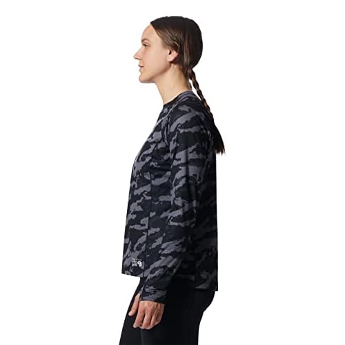 Mountain Hardwear Women's Mountain Stretch Long Sleeve Crew for Hiking, Climbing, Skiing, and Everyday Wear