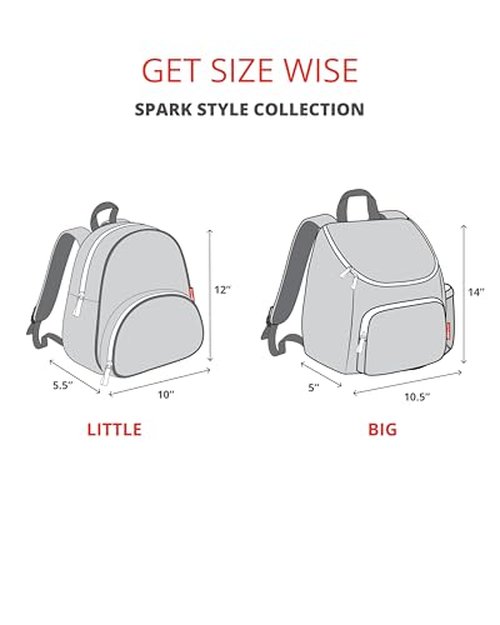 Skip Hop Sparks Little Kid's Backpack, Preschool Ages 3-4, Strawberry