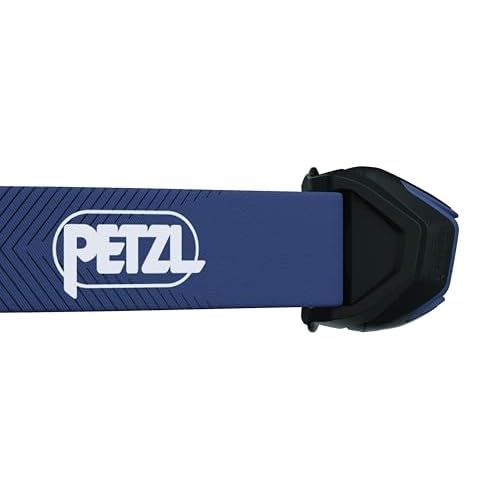 PETZL ACTIK Headlamp - Powerful 450 Lumen Light with Red Lighting, for Hiking, Climbing, Running, and Camping - Black