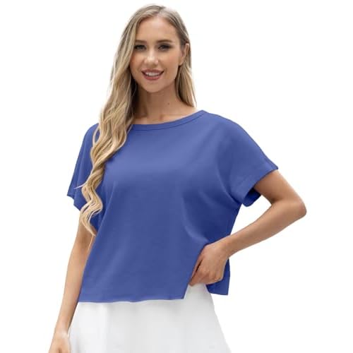 GRECERELLE Women's Open Back Workout Tops Backless Athletic Shirts Casual Crop Running Tee Y2k Yoga