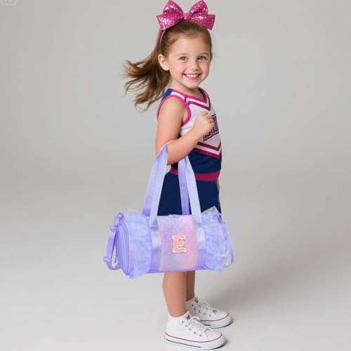 Kids Dance Bag with Monogram - Lightweight Water-Resistant School Backpack for Girls 3-6 Years