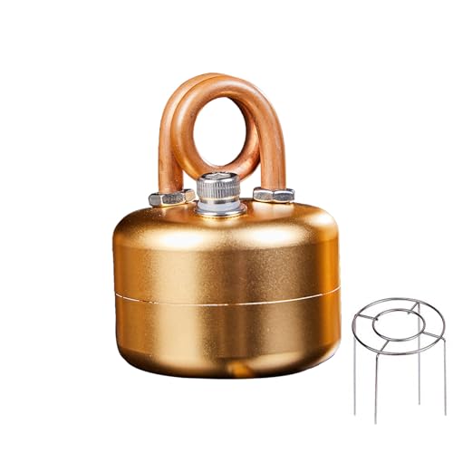 Mini Alcohol Camping Stove with Stand, Portable Aluminum Spirit Burner