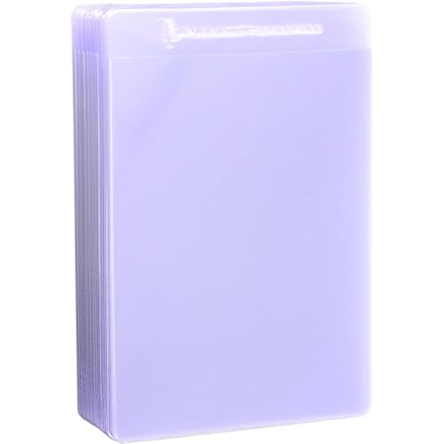 50 Pack Semi-Rigid Card Holders for Trading Cards - Standard Size, Graded Card Protection