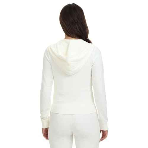 Juicy Couture Women's Heritage Rib Trim Kangaroo Pocket Track Jack