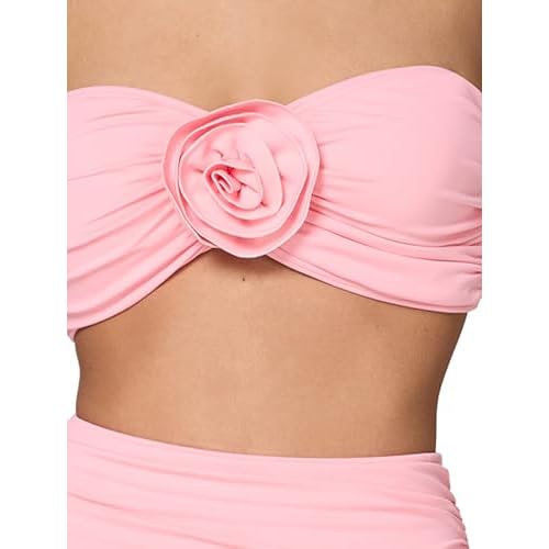 kate spade new york Women's Rosette Solids Bandeau Bra Top