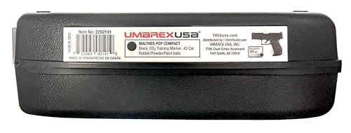 Umarex T4E Walther PDP Compact .43 Caliber Training Pistol Paintball Gun Marker, Black