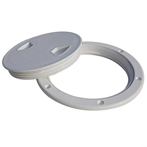 6-Inch Marine Circular Non-Slip Inspection Deck Plate Hatch with Detachable Cover