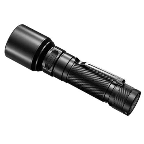 Fenix C7 3000 Lumen High Lumen USB-C Rechargeable Flashlight with 2x5000mAh Batteries and LumenTac Battery Organizer