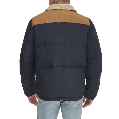 Levi's mens Woodsman Sherpa Collar Puffer Jacket (Regular and Big & Tall Sizes)
