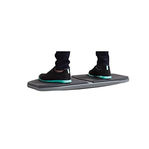 Gaiam Evolve Balance Board Standing Desk, Anti Fatigue Wobble Board for Home Office, Physical Therapy, Exercise Equipment, Stability Rocker for Constant Movement, Increase Focus, Floor Mat Alternative