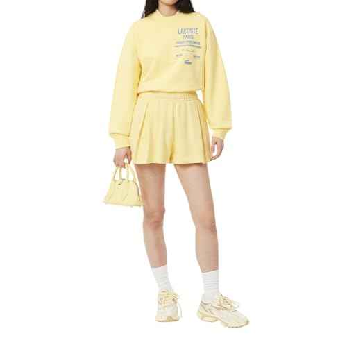 Lacoste womens Heritage Crew Neck Sweatshirt