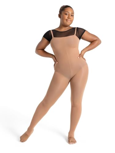 Capezio Ultra Soft Stirrup Body Tight Suntan S/M