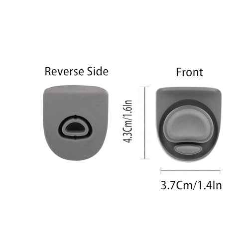 2 Pcs Replacement Stopper Compatible with Owala FreeSip, Rubber Seal Replacement for Owala 19oz 24oz 32oz 40oz Bottle Mouth Cap(Grey)