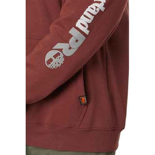 Timberland PRO Men's Hood Honcho Sport Pullover Hooded Sweatshirt, Maroon, Small