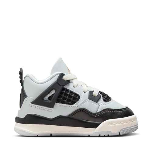 Jordan Toddler's 4 Retro Pure Platinum/Metallic Gold (FZ8584 070)