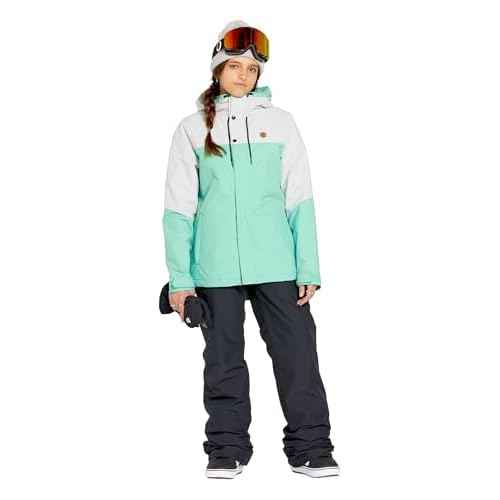 Volcom Womens Bolt Insulated Snowboard Ski Winter Hooded Jacket