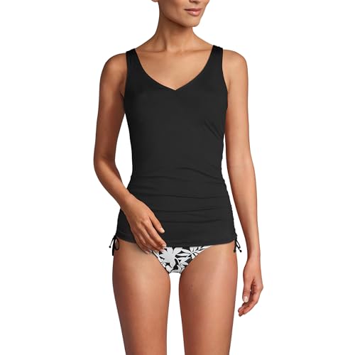 Lands' End Chlorine Resistant Underwire Tankini Swimsuit Top