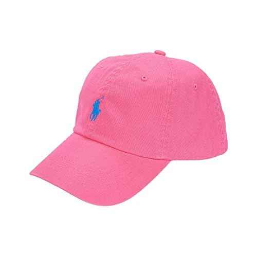 Ralph Lauren Mens Polo Sports Pony Logo Hat Cap (One Size, Pink)