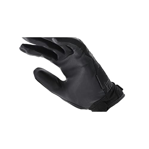 Mechanix Wear Tactical Specialty Recon Gloves - Heavy Duty - Slim-Fitting Leather Work Gloves - Touchscreen Compatible - Machine Washable - Medium - Covert Black