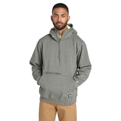 Timberland PRO Men's Hood Honcho HD Pullover Hooded Sweatshirt, Dark Charcoal Heather, Extra Large