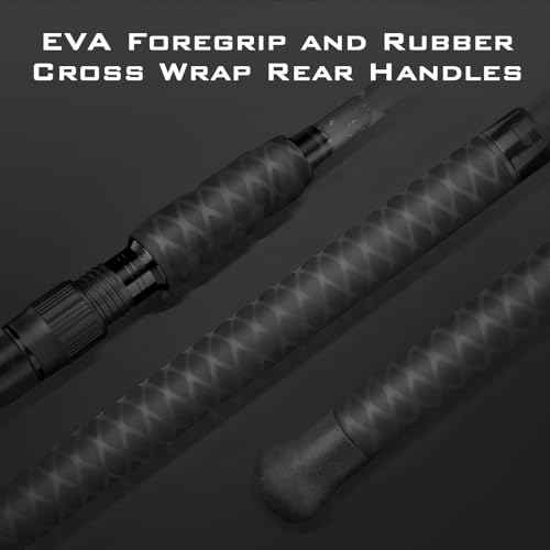 KastKing Kong Saltwater & Freshwater Fishing Rod, Powerful, Lightweight S-Curve Graphite Rod Blanks, Nano Resin Technology, Stainless-Steel Double-Foot Guides w/Titanium Oxide Rings, Non-Slip Handles