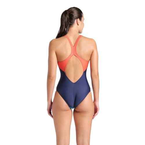 ARENA Women's Feel Multi Panels V Back Swimsuit One Piece Ladies Bathing Suit