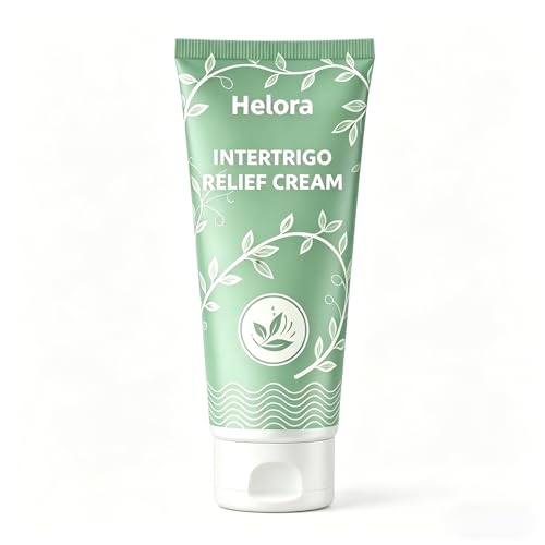Helora Intertrigo Cream for Sensitive Skin Folds - Soothes Irritation & Friction Relief, 2 oz
