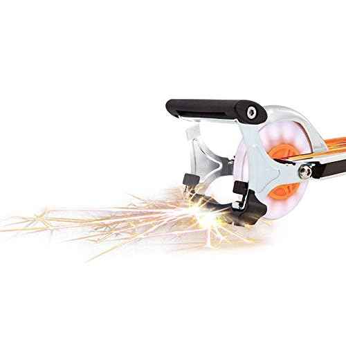 Razor Spark Ultra Kick Scooter for Kids Ages 8+ - Ultra Bright LED Wheels, Rear-Fender Brake, Adjustable Handlebars, for Riders up to 143 lbs