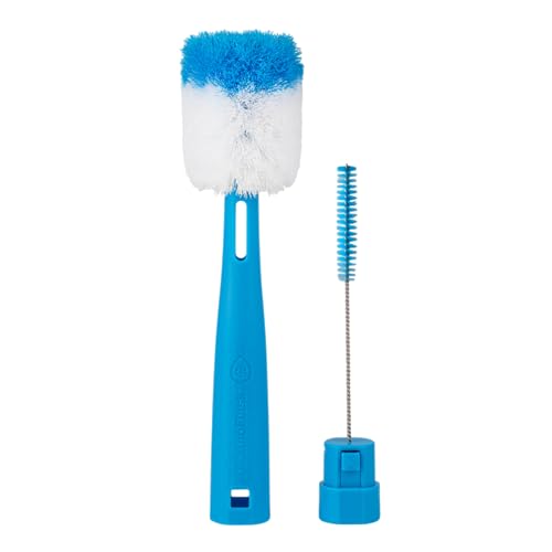 2-in-1 Bottle Cleaning Brush with Long Handle and Straw Brush